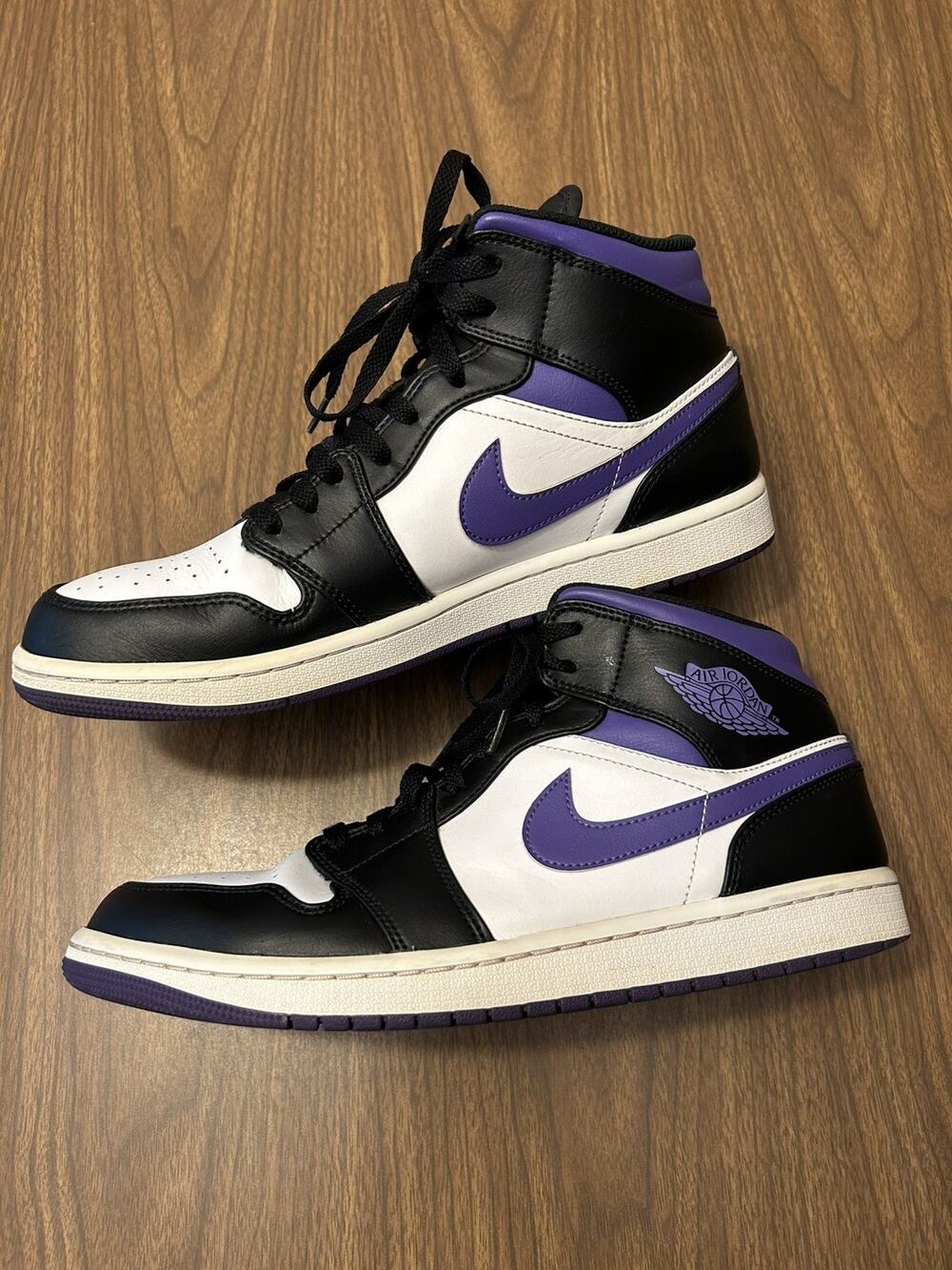 Nike Air Jordan 1 Mid - Dark Iris - Athletic Sneakers, 554724-095 - Men's 11